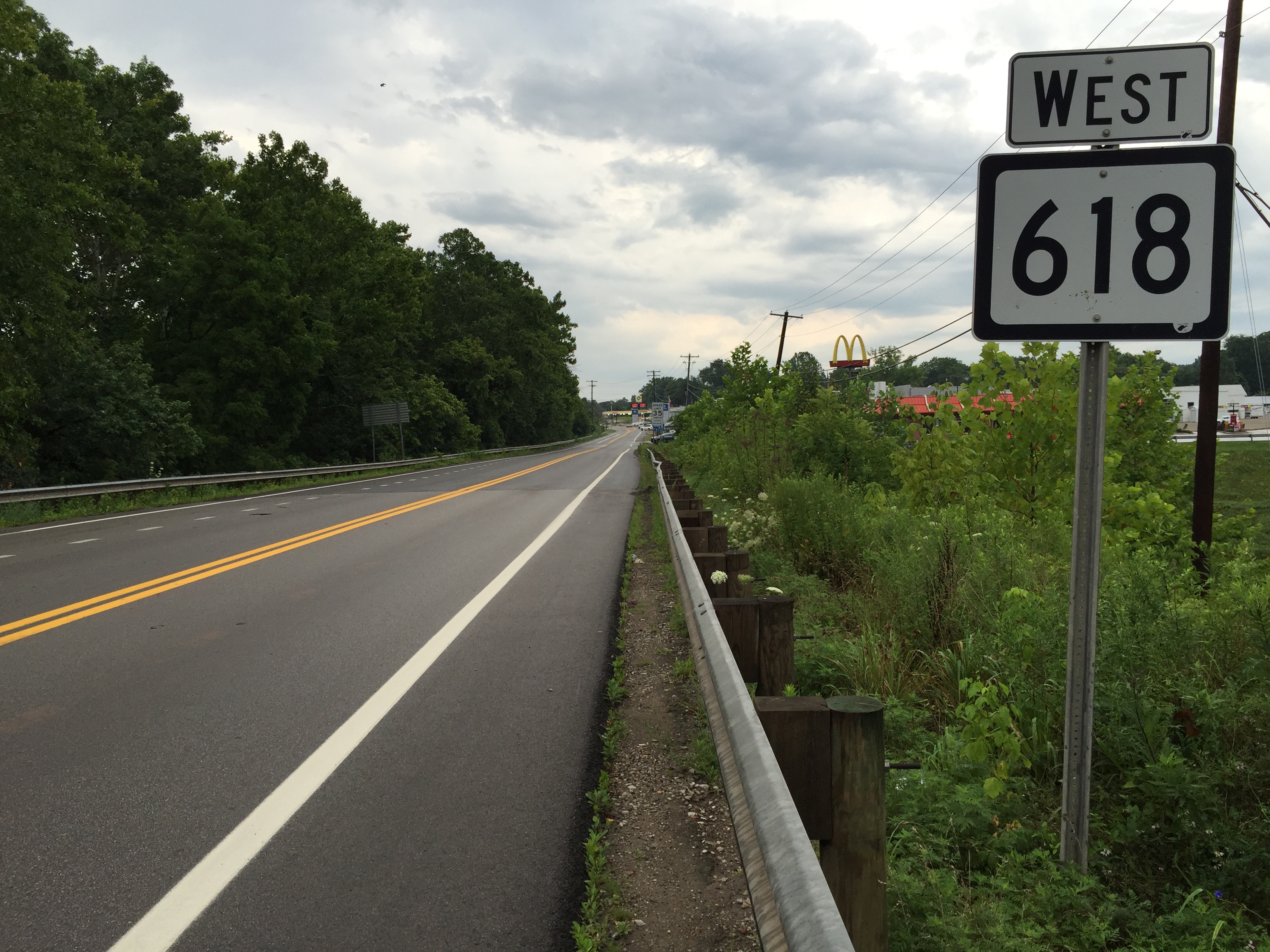 U.S. Route 50 in Parkersburg, West Virginia