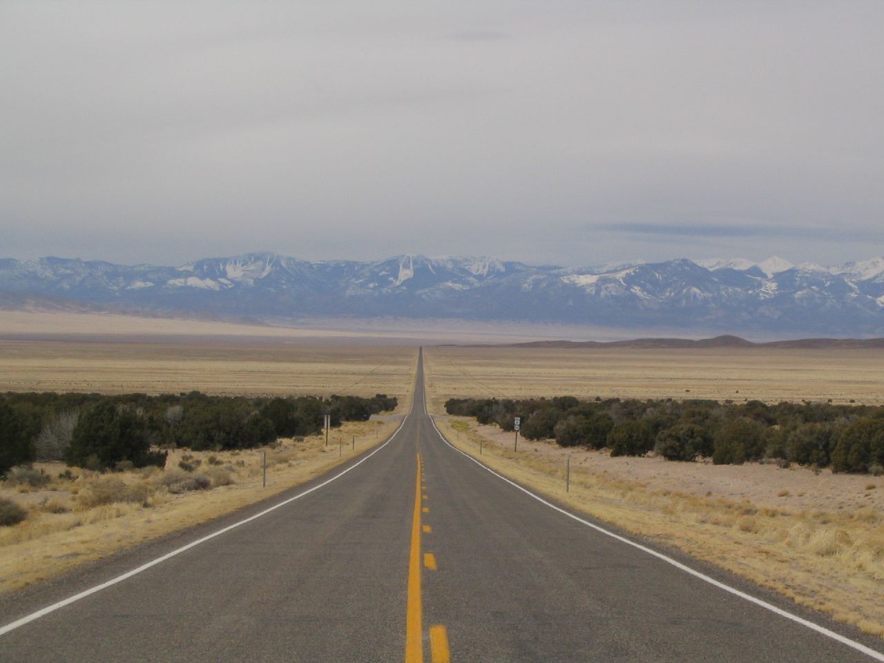 US Route 50 Between Delta, Utah and Nevada Border